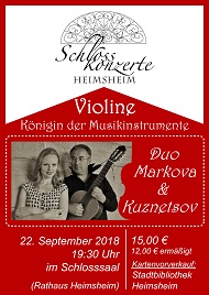 Bild von Anna Markova & Gitarrist Gennady Kuznetsov